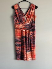 Simply Vera Wang Size Medium Watercolor Sleeveless Dress Artsy