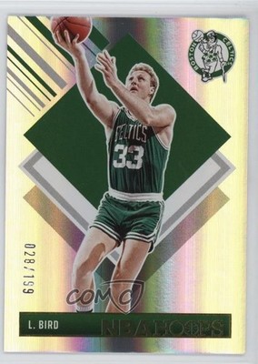 2024-25 Panini NBA Hoops Tribute Premium Box Set 28/199 Larry Bird #299 HOF 1gh7
