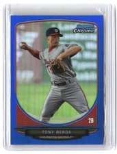Tony Renda #/250 2013 Bowman Chrome Prospects Blue Refractors