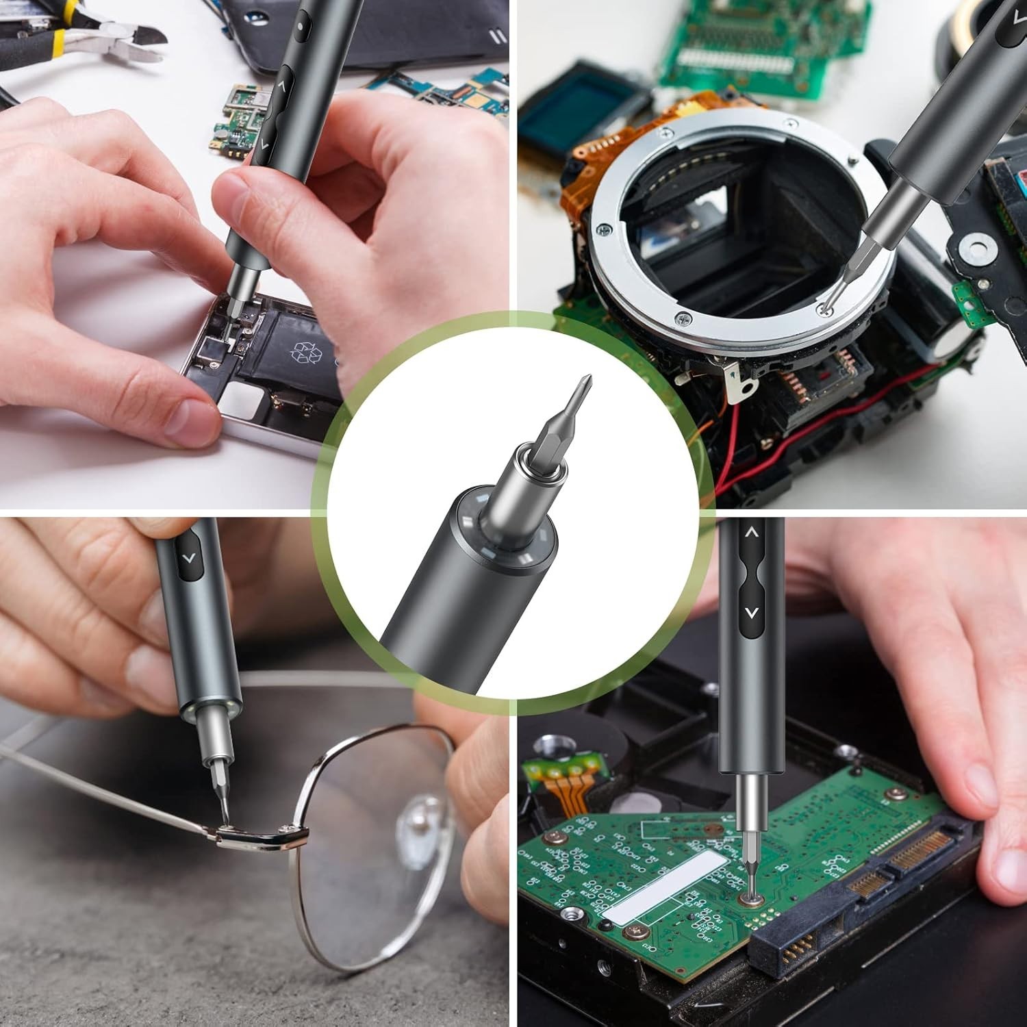 Precision Electric Screwdriver, Portable Power Screwdriver, Rechargeable Repair