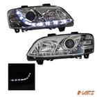 Clear DRL LED Head Lights for Holden Series 2 VE Commodore SS SV6 SV8 SSV Omega
