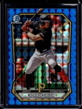 2026 Bowman Konnor Griffin Chrome Prospects Blue Geometric Refractor #/150