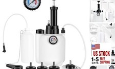 Brake Bleeder Kit with 3L Pressure Pump, 1L Waste Bottle  4 Upgraded