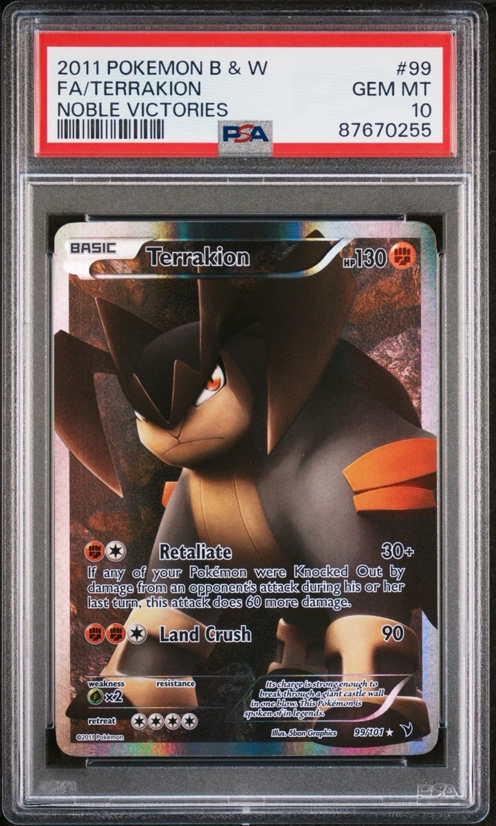 Pokémon TCG Professional Sports Authenticator (PSA) Noble