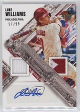 2022 Diamond Kings DK Material Signatures Gold 57/99 Luke Williams Auto 08aq