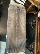 Marith   Fran ois Girbaud Gray Denim Jeans Solid 5-Pocket Cargo Zip Button