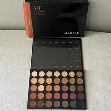 Morphe 35F Fall Into Fabulous Artistry Eyeshadow Palette 35 Shades New In Box