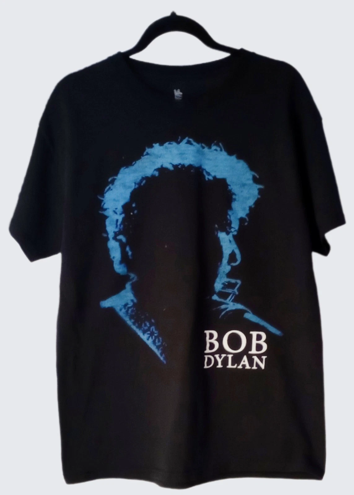 Bob Dylan Junk Food Clothing Black Graphic Print Unisex T-Shirt Size Medium NWOT
