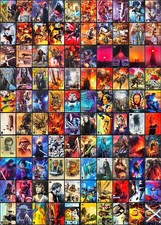 2024 Topps Chrome Star Wars Galaxy 🔥 FULL COMPLETED BASE SET - 100 Cards *READ*