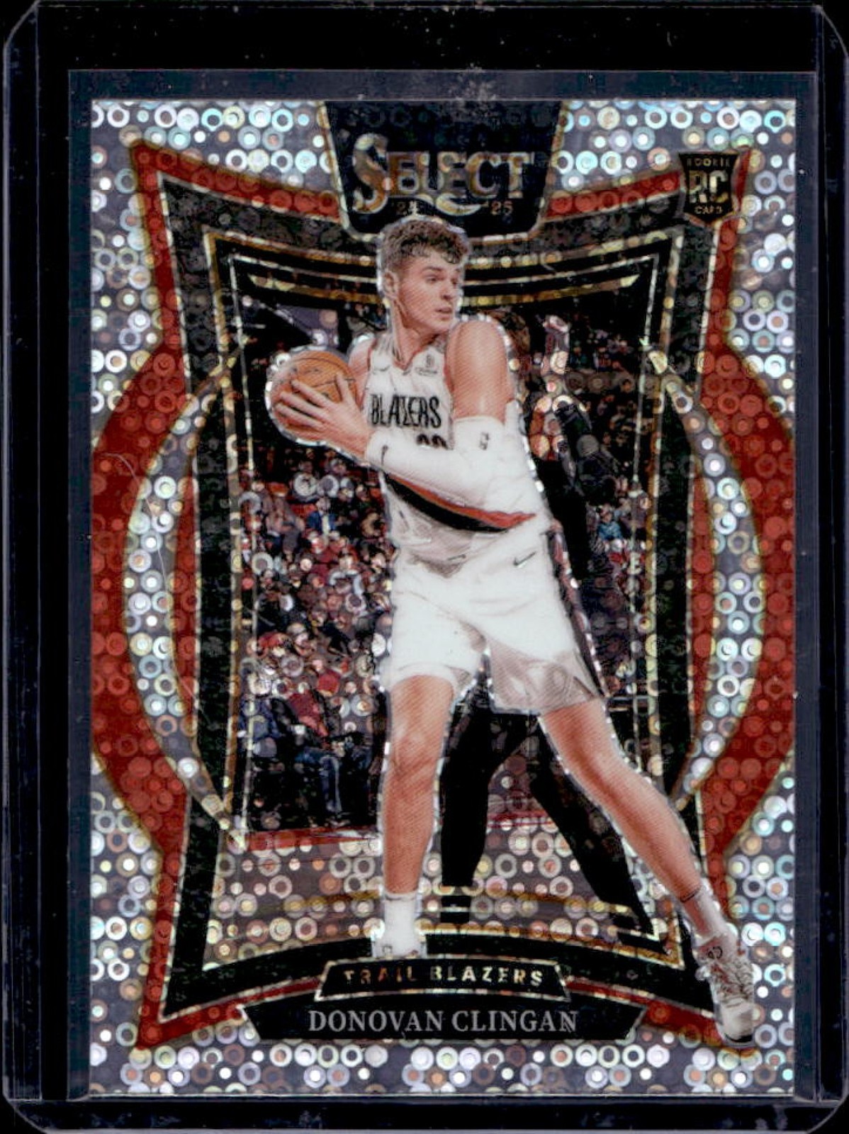 2024-25 Select Donovan Clingan Concourse RC Disco Prizm #69 Trail Blazers
