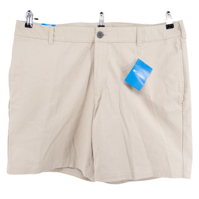 NWT Columbia Shale Trail EXS Men's Shorts 40x8 Beige Tan Hiking Outdoors NEW