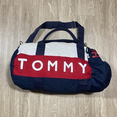 Tommy Hilfiger Bag 90s 00s Y2k Gym Work-out Sports Travel Carry-all Duffle