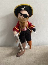 Fiesta Tellatale hand Puppet Pirate Captain Hook Role Play Story Tellin soft Toy