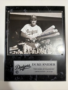Duke Snider(HOF)  Autographed /407 Scoreboard “The Duke Of Flatbush” (AU)