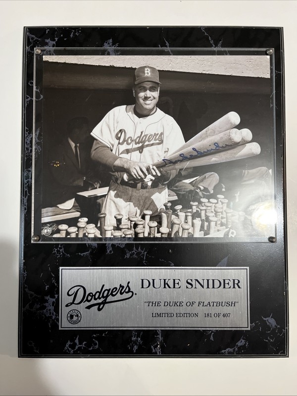 Duke Snider(HOF)  Autographed /407 Scoreboard “The Duke Of Flatbush” (AU)