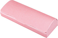 Eyeglass Case Hard Shell, Portable Sunglass Case, Fashionable PU Leather Eyeglas