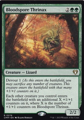 MTG Bloodspore Thrinax CMM 276 Rare Englisch (6332)