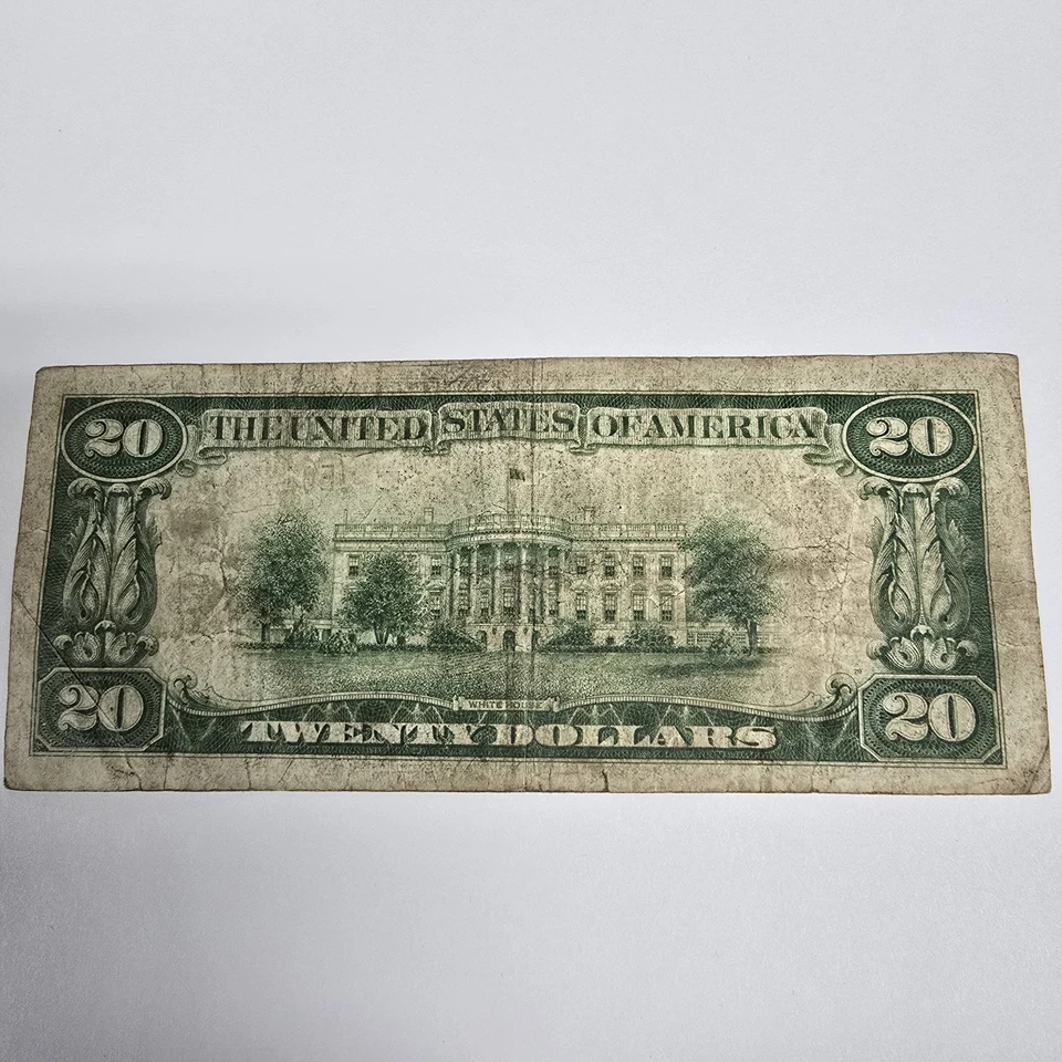Billete de 20 dólares 1929 moneda nacional Richmond Virginia E Foto 2 de 4