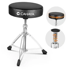  Drum Throne Height Adjustable - Drum Seat Padded for Adults and Kids Enlarge