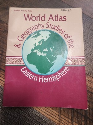 Abeka history world atlas geography Student work Book  Eastern hemisphere 