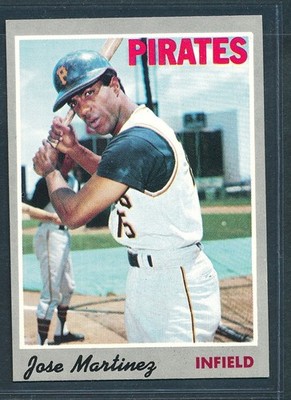 1970 Topps #8 JOSE MARTINEZ Pittsburgh Pirates ~ NM