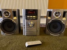 Sony MHC-EC50 Mini Hi-Fi Stereo System 3CD Changer Cassette AM/FM Remote Tested