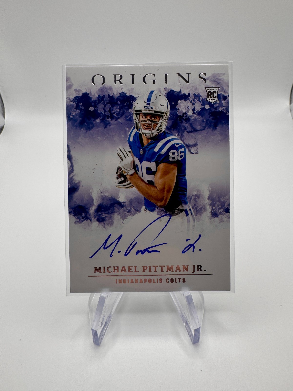 2020 Panini Origins Michael Pittman Jr. Rookie Autographs #RA-MP RC Auto Colts