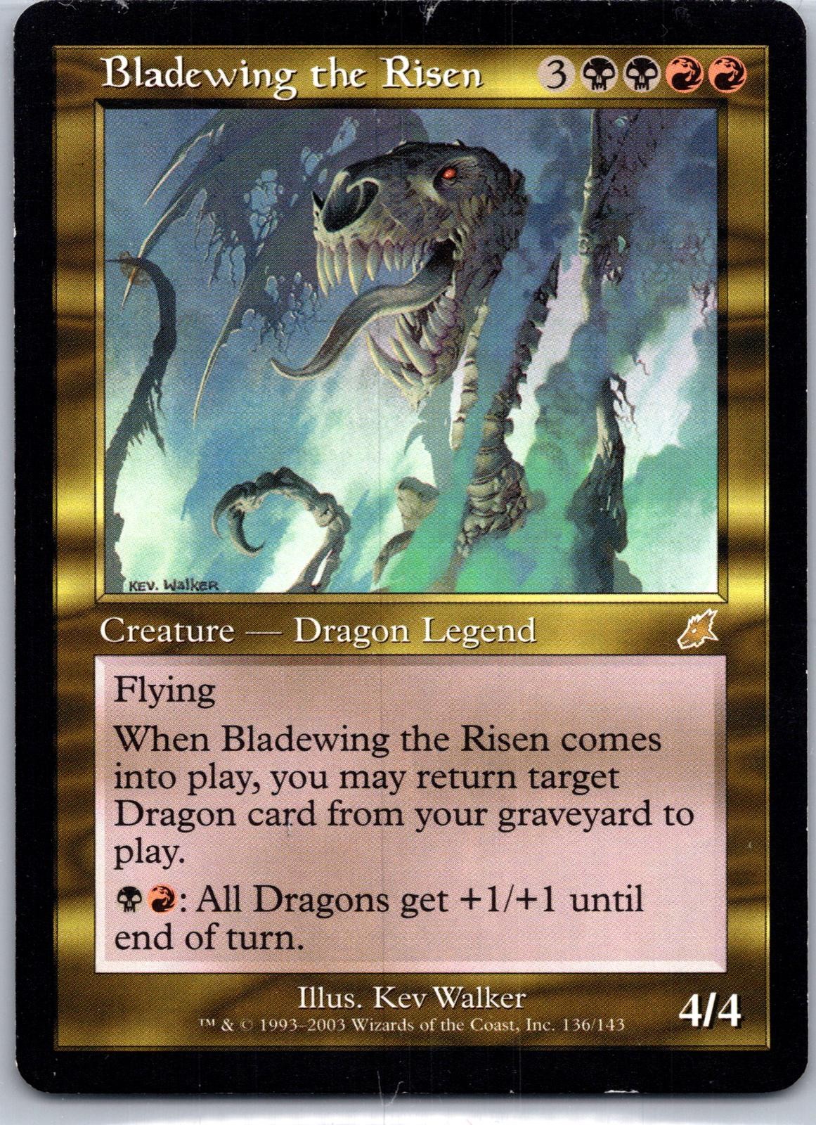 Bladewing the Risen 136 Rare Scourge Magic: The Gathering Moderately Played