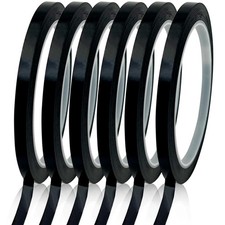 6 Rolls 1/4"" Vinyl Pinstripe Tape Thin Dry Erase Board Chart Tape Grid Lines