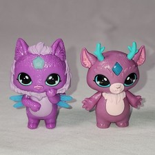 Magic Mixies Mixlings Tokki Lanu Figures Moose Ultra Rare Purple Toys Lot of 2