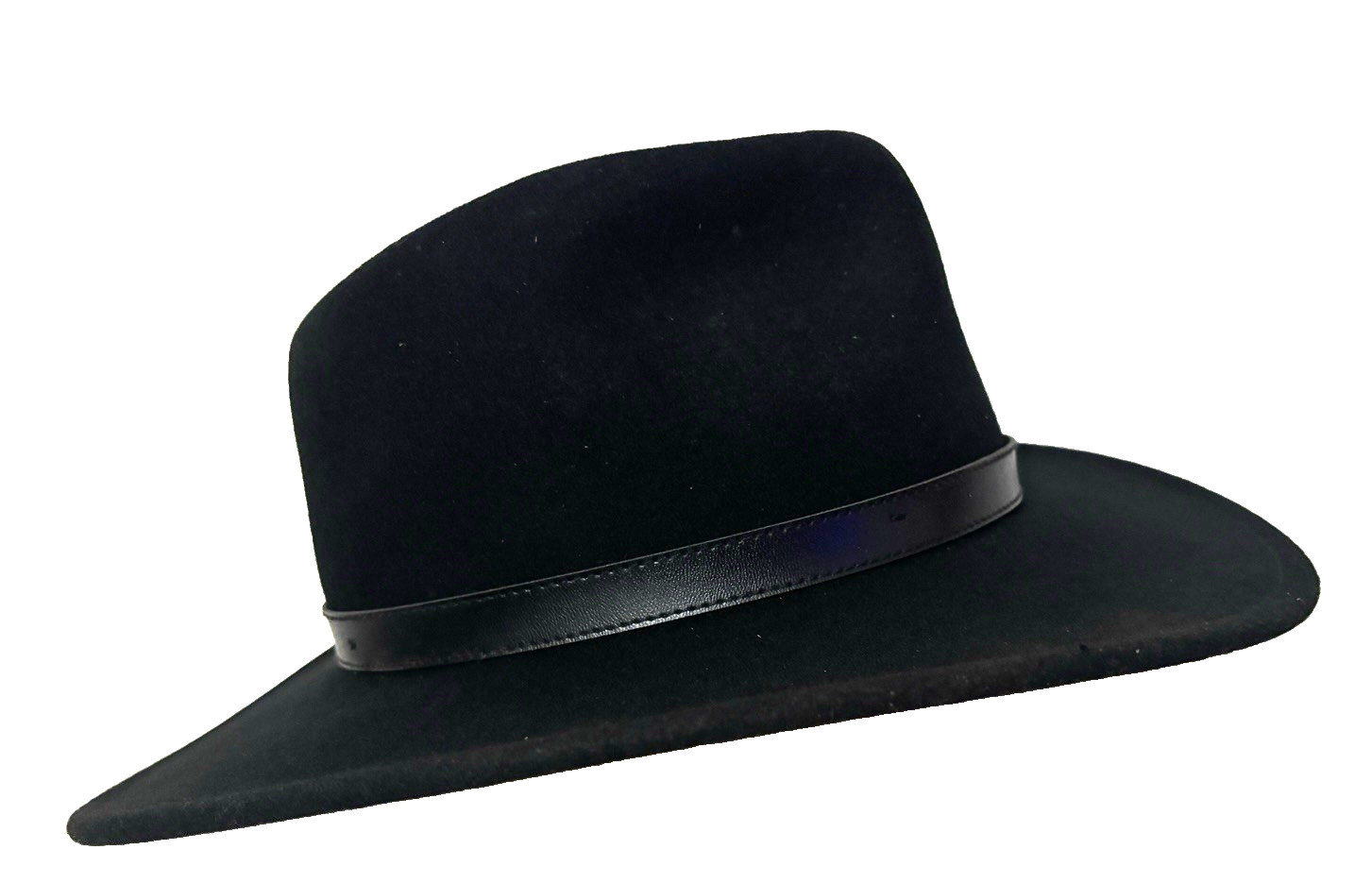 Pendleton AB196-71010 Black 100% Wool Outback Fed… - image 5