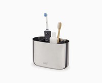 Joseph Joseph EasyStore Toothbrush Holder Free Installation Steel 70581
