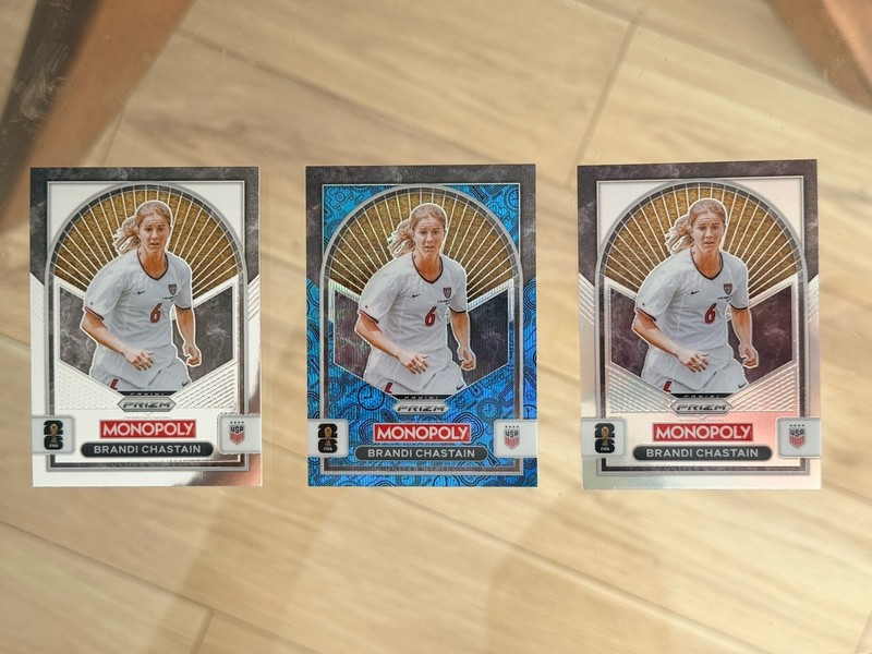 2026 Panini Prizm Monopoly Fifa - Brandi Chastain #89 Silver Prizm CARD LOT