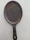 Vtg Lodge Cast Iron Oval Griddle Skillet Made in USA OS 15” Denny'S  Skillets