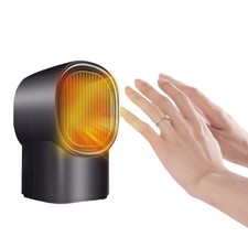 Compact 600W Portable Electric Heater Quiet Heat with Overheat Protection UK
