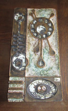 abstrakte wandkeramik II  - schäffenacker-keramik, 46 x 23 cm