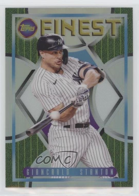 2022 Topps Finest Flashbacks Refractor Giancarlo Stanton #77 0vf5