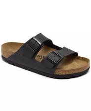 Sale Men's Arizona Birko-Flor Two-Strap Sandals Black