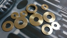Custom bronze or brass bush/top hat/ sleeve thrust bearing made to your sizes