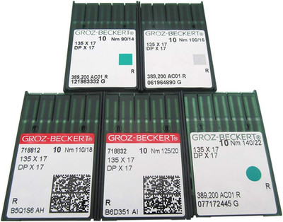 Groz-Beckert Nadel in Ckpsms Transparenter Kunststoffbox, 50 Groz-Beckert 135 X 