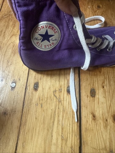 Converse All Stars Größe 9 Lila Getragen - Bild 7 von 15