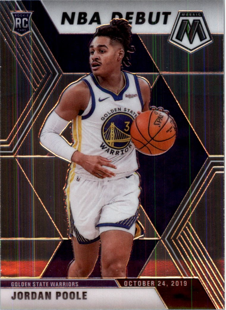 2019-20 Panini Mosaic #261 Jordan Poole - BSK