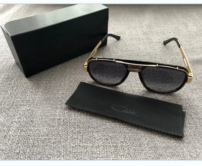 Cazal Sunglasses Legends 665 Gold/Black Frame Gray Gradient Lens 60-15-140