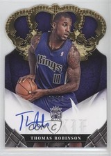 2012 Preferred Rookie Crown Royale Signatures Gold 6/25 Thomas Robinson Auto 1b8
