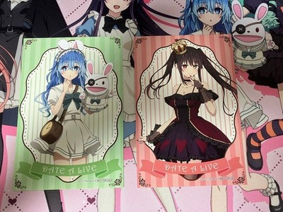 Date Alive Kurumi Tokisaki Yoshino Postkarte 2er Set Neuzustand