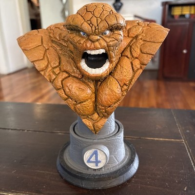 The Thing 3D Fantastic 4 Bust Figure New