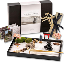 Kit De Jardin Zen Miniature 11X8 Pouces. Jardin Japonais Decoration. Deco Zen In