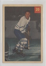 1954-55 Parkhurst Fern Flaman (Text Back) #20 HOF 0a4