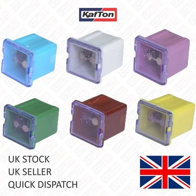 KAFTON J Case Type 20a - 60a Fuse Jcase Standard Push In Cartridge Low Profile Car Auto