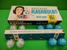 Vintage 1960  s Flashbulb Bundle, 10 GE, 5 Sylvania and 4 Mystery Clear Bulbs
